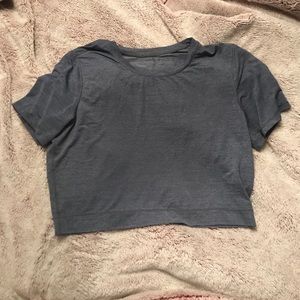 Teal Lululemon Crop Top